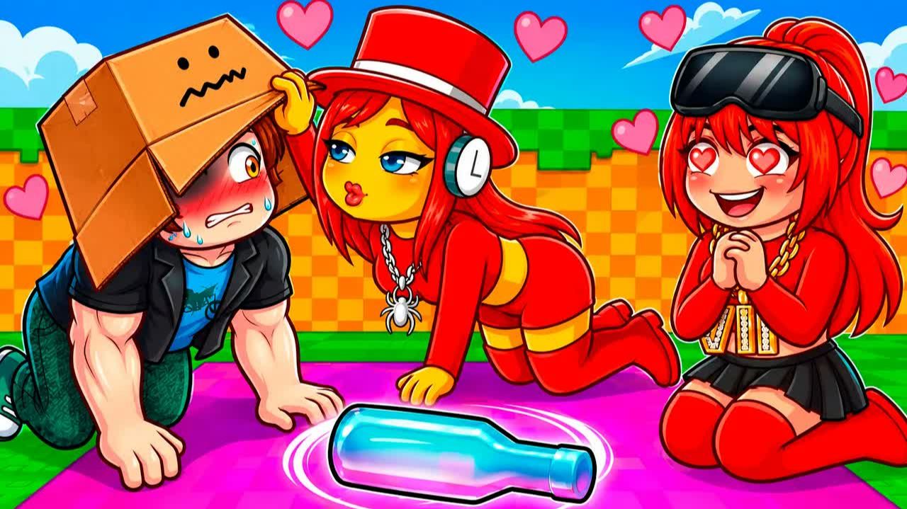 No Face Boy ИГРАЕТ В КРУТИ БУТЫЛКУ на СЕРВЕРЕ ДЛЯ ЗНАКОМСТВ