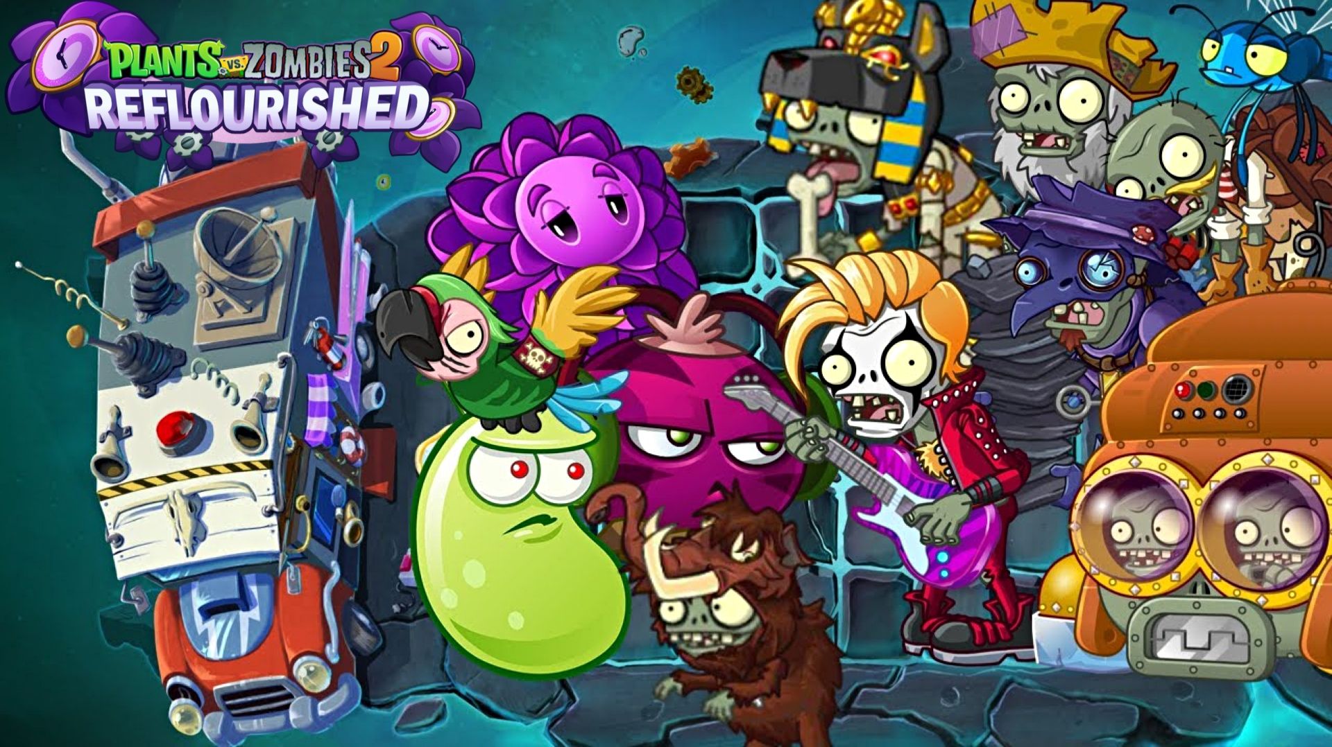 Растения против Зомби-2 Reflourished  PvZ-2 Plants vs Zombies ПвЗ [12]