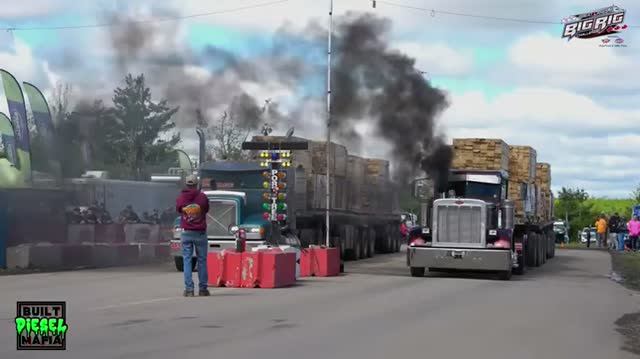 В 2025 году в Грейт-Лейкс-Биг-Риг пройдут БЕЗУМНО ЗАГРУЖЕННЫЕ гонки В ГОРУ на ПОЛУ-ДРЭГ-РЕЙСИНГЕ.