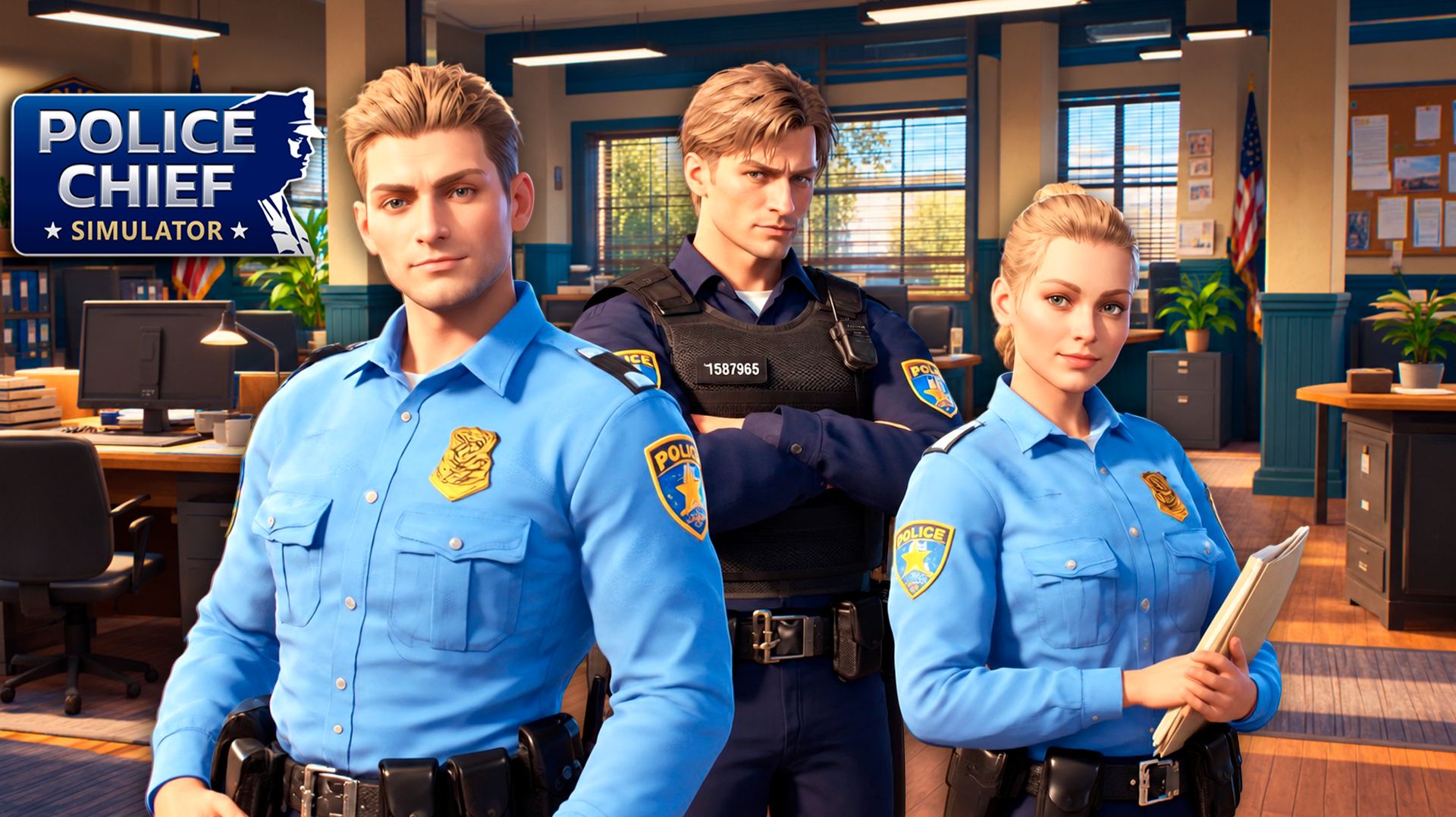 ПЕРВЫЕ СОТРУДНИКИ В УЧАСТКЕ! - Police Chief Simulator #2