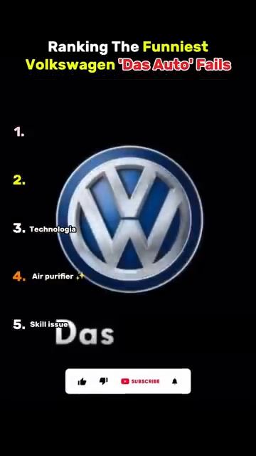 Volkswagen 🤣«Das Auto»