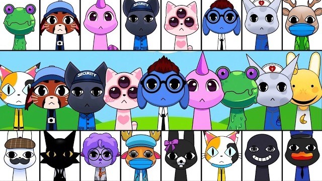Мой Спрунки OC: Все персонажи Animal Hospital | Фазы 1–2 🎮 Анимация