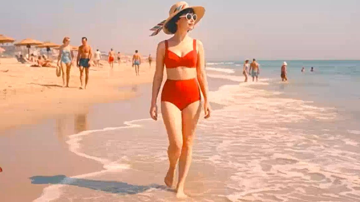 ИИ. 1963 Beach Party Twist  Rebel Queens Surf Rock The Beatles Inspired (AI Music Video)