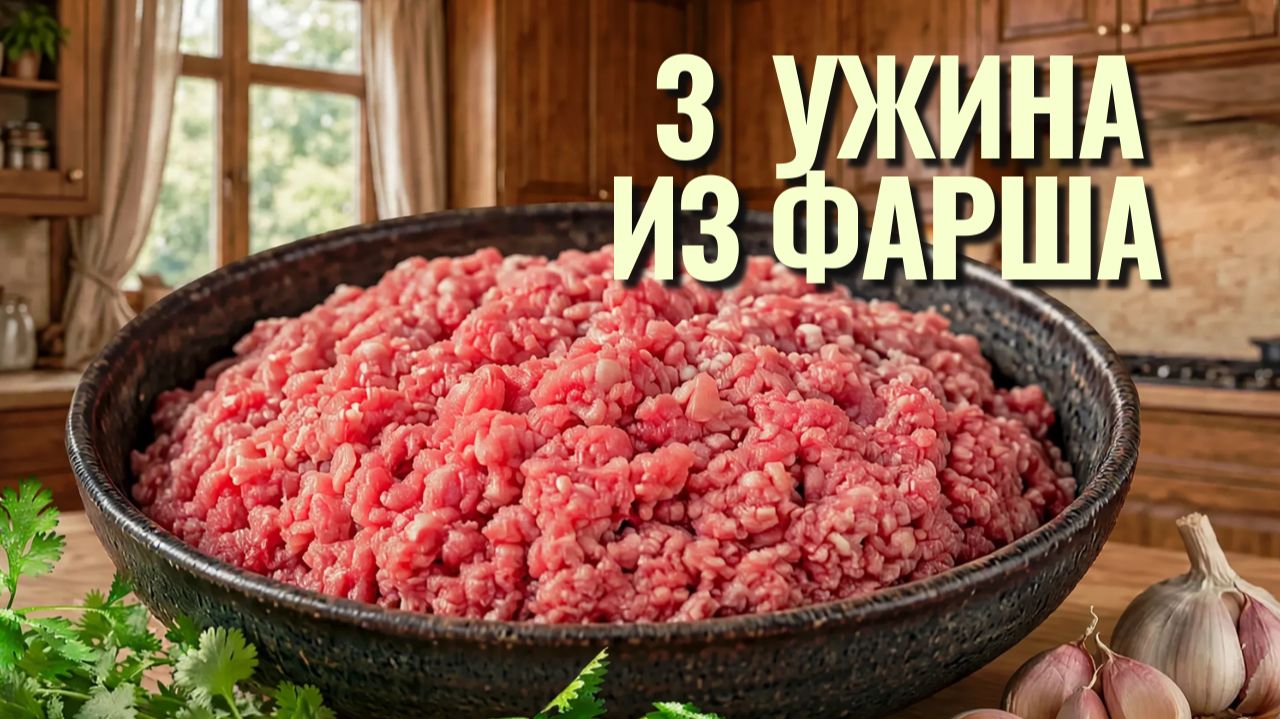 📌 3 быстрых ужина из фарша: простые рецепты на каждый день