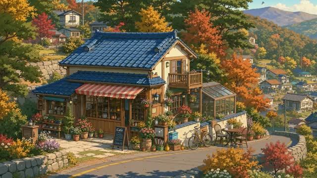 Японская Деревня Lo Fi City🍂 Lofi Beats для сна, расслабления Lofi Music Lofi Live Лофи Хип Хоп