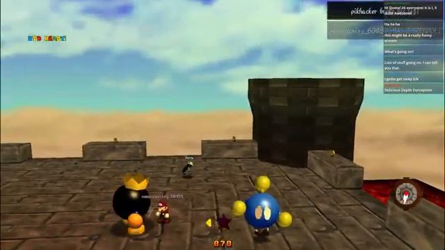 Super Mario 64 Land With Pals!! - Super Mario 64 Co-op Deluxe Stream (51)_360p