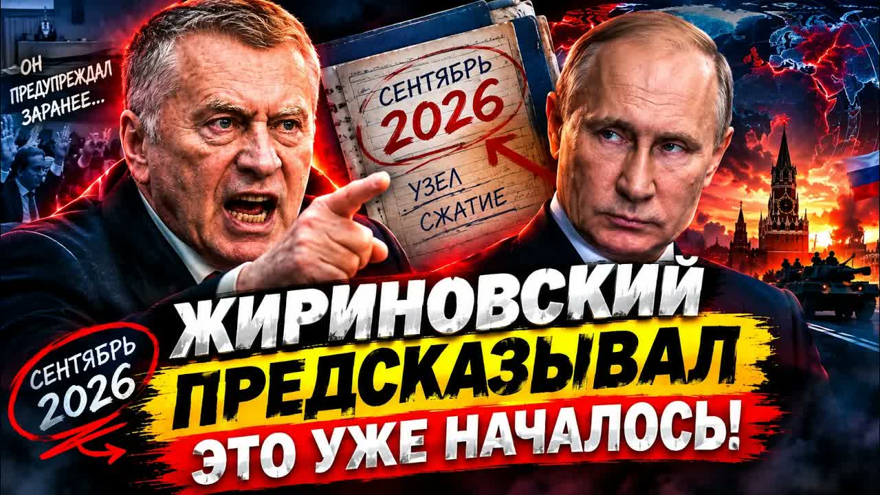 ШОК! Пророчество Жириновского на сентябрь 2026-го начинает сбываться прямо сейчас