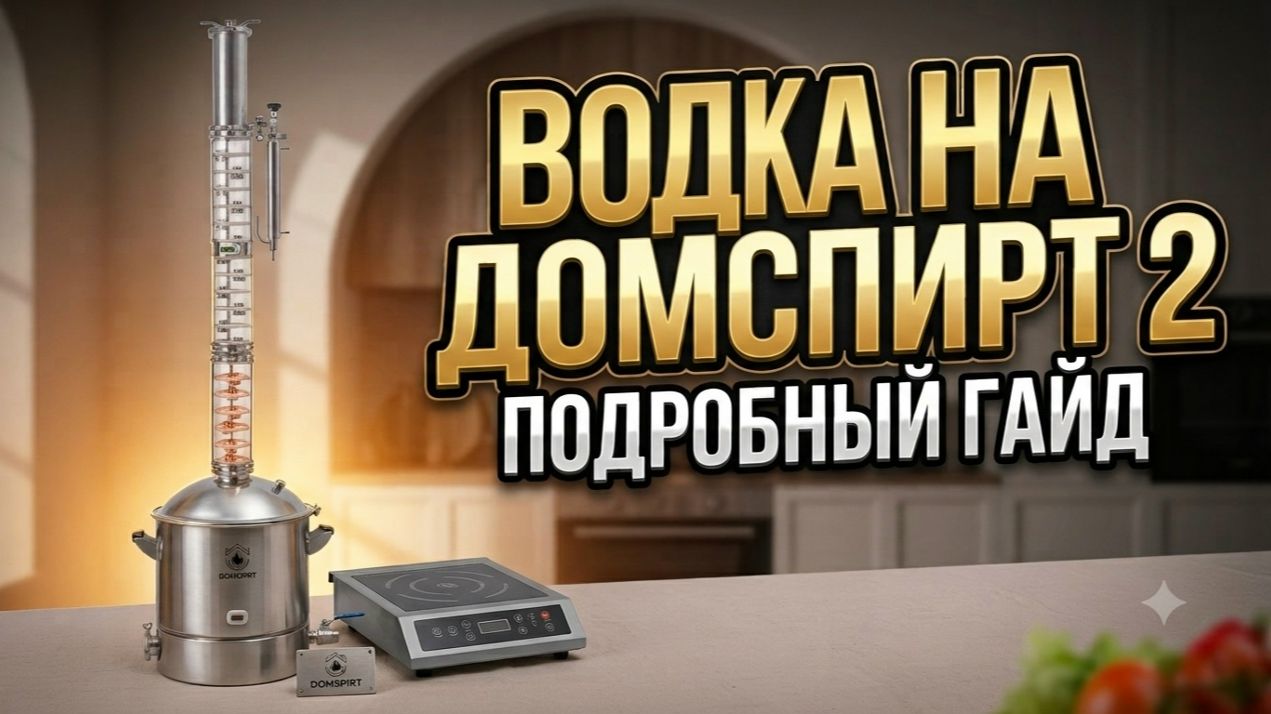 Домашняя водка на самогонном аппарате Домспирт 2