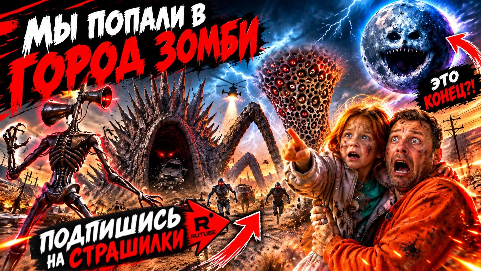 СИРЕНОГОЛОВЫЙ, ПОЖИРАТЕЛЬ ЗЕМЕЛЬ и ЛУНА-МОНСТР охотятся за нами!