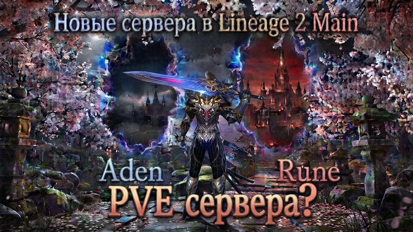 Новые сервера Aden и Rune  PVE?! Lineage 2 Main