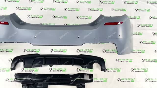 Бампер задний BMW 5 F10 дорестайлинг рестайлинг M-Tech М Пакет