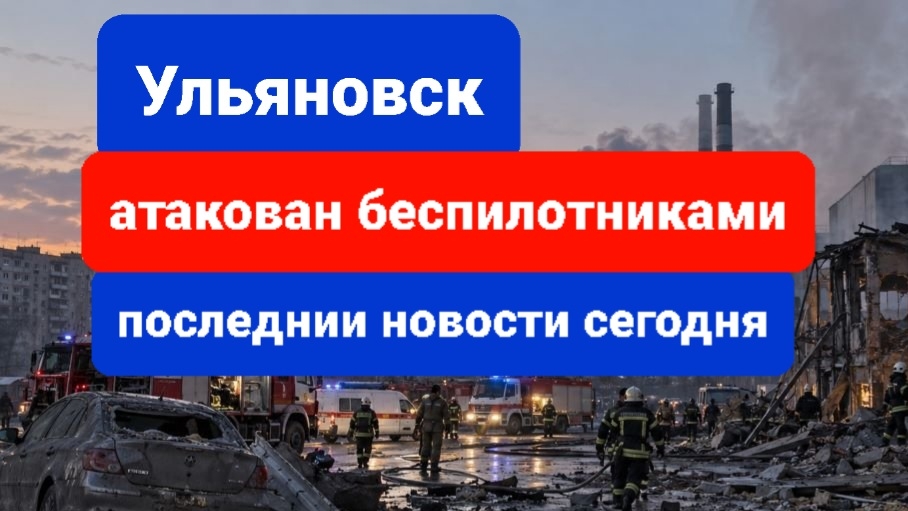 Беспилотники атаковали Ульяновск сегодня, последнии новости