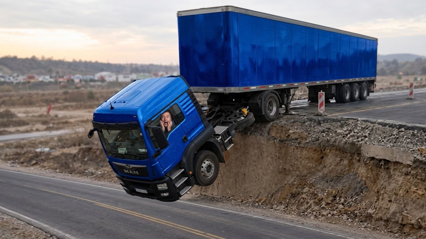 Испытание «Машины против недостроенной дороги» в (BeamNG/Drive)