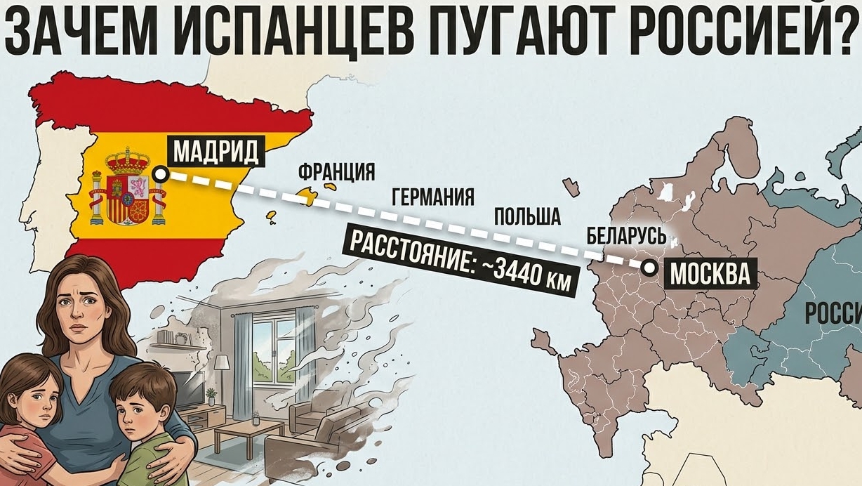 Почему испанцев пугают Россией?
