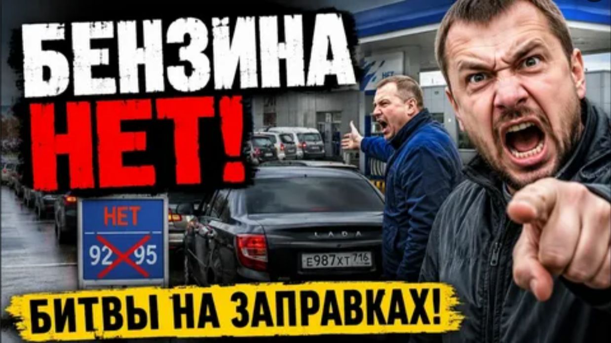 ⚡️Нервы на пределе: что происходит на автозаправках России