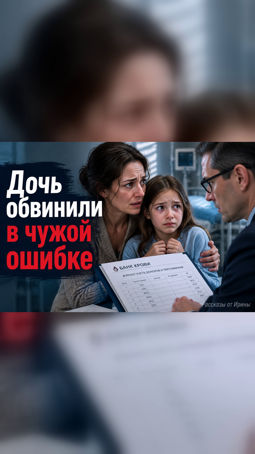 После разоблачения: дочь снова спасает пациентов