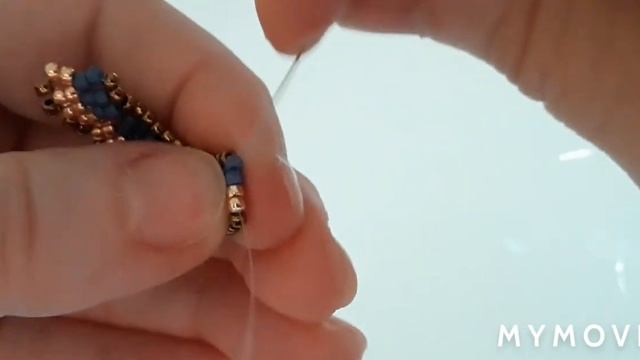 серьги бисер и супердоу