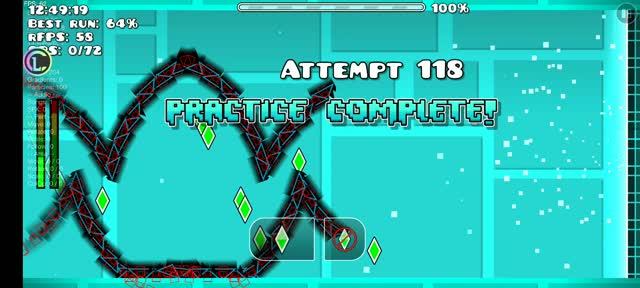 Streak Master (impossible) Practice Complete