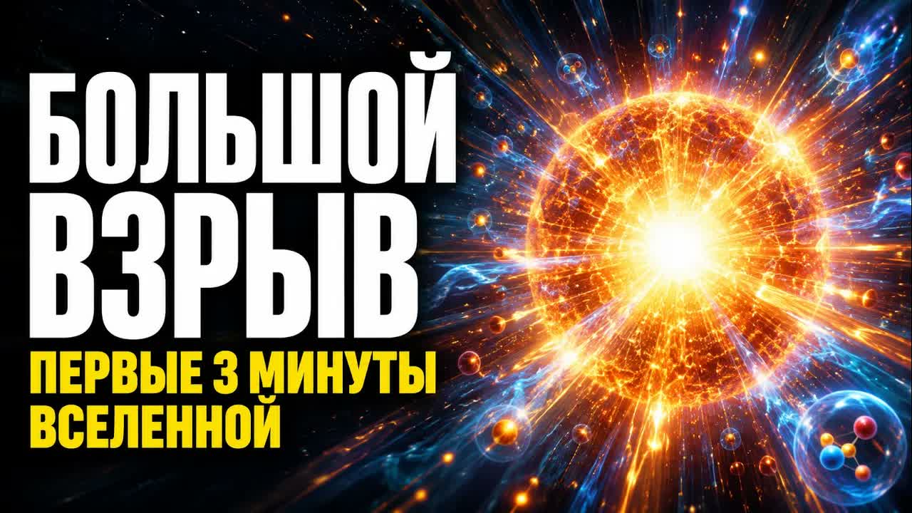 Что творилось во Вселенной, когда ей была всего секунда? ДЛЯ СНА 😴