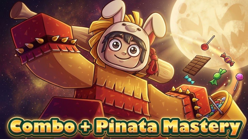 ОБЗОР НОВОЙ ПЕРЧАТКИ COMBO ( КОМБО ) И PINATA MASTERY (МАСТЕРСТВО НА ПИНЬЯТУ) в Slap Battles Roblox