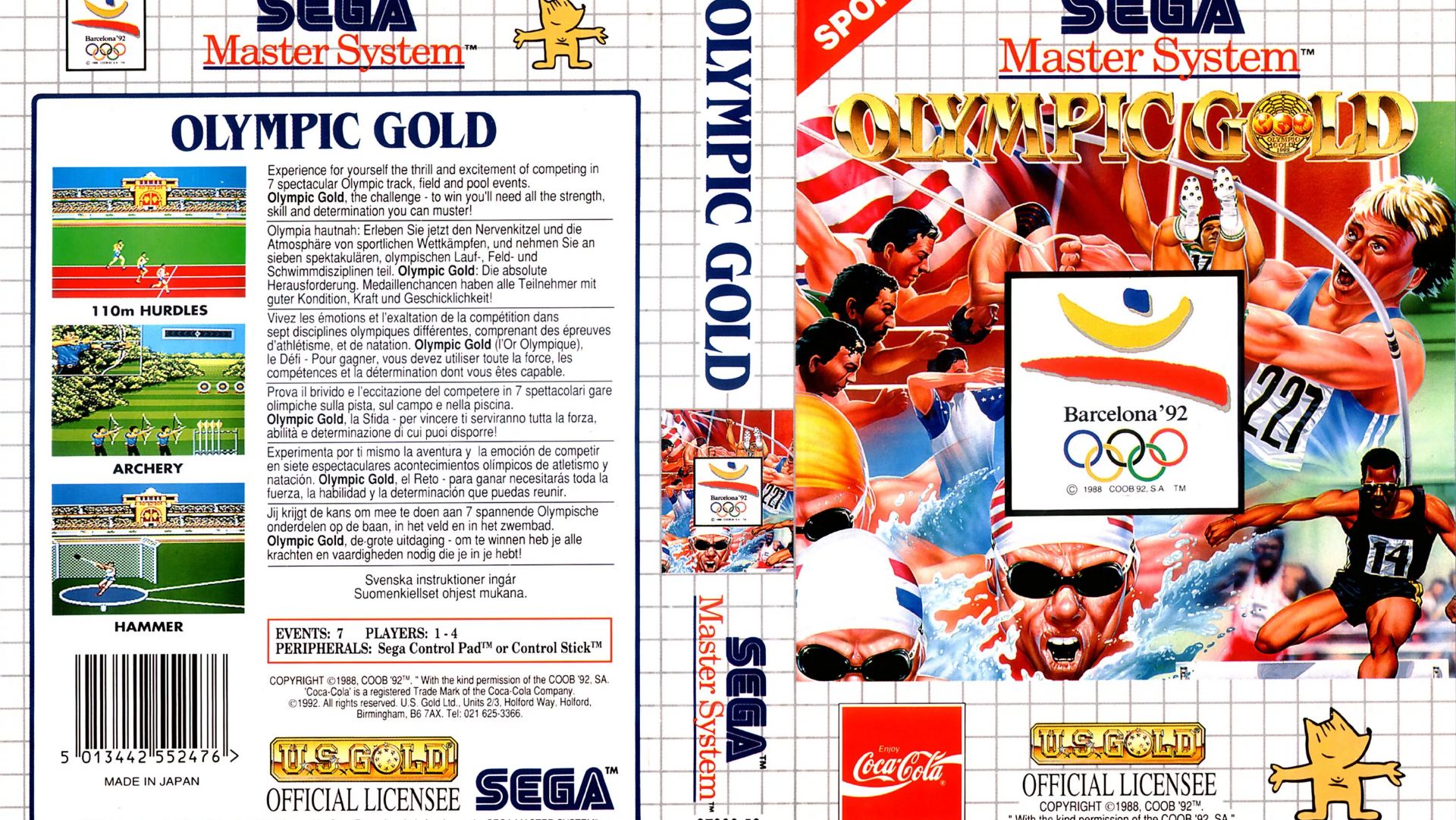 Olympic Gold Barcelona 92 (Genesis)