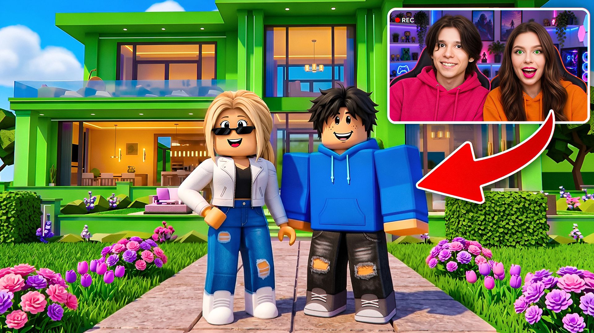 24 ЧАСА В ЗЕЛЕНОМ МИРЕ! 💚 ВСЁ СТАЛО ЗЕЛЁНЫМ В Brookhaven Roblox