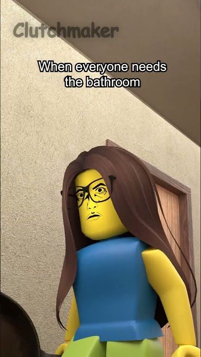 When Everyone Needs The Bathroom 💀 #shorts #robloxanimation #roblox #fypp #memes