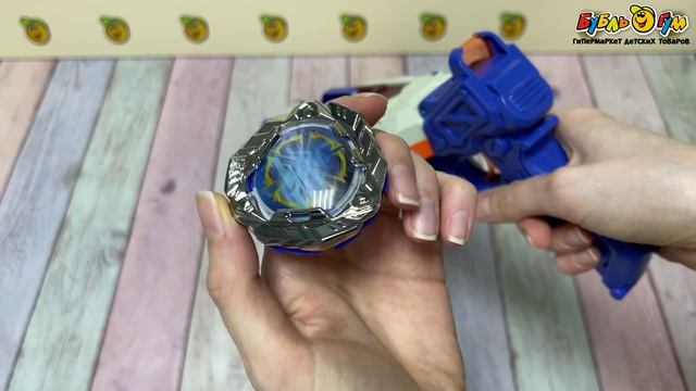 Набор игровой  INFINITY NADO Tribe Standard Волчок Охотник Теней с синими элементами с 5лет - видео