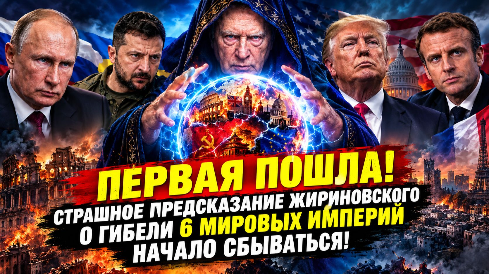 «ПЕРВАЯ ПОШЛА! Страшное предсказание Жириновского о гибели 6 мировых империй начало сбываться!