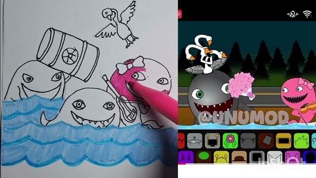 СПРУНКИ OC: РИСУЕМ МОРСКИХ ЖИВОТНЫХ
