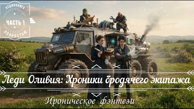 1️⃣🎧АУДИОКНИГА ПОЛНОСТЬЮ👑 Леди Оливия: Хроники бродячего экипажа🚙 Ироническое фэнтези ✨ЧАСТЬ 1️⃣
