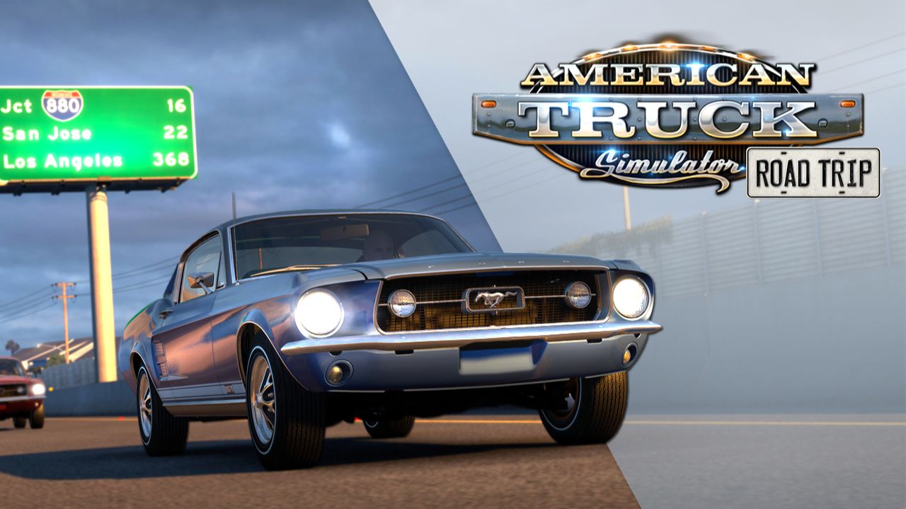 ЛЕГЕНДАРНЫЙ FORD MUSTANG 1967 и FORD CROWN VICTORIA— American Truck Simulator: Road Trip DLC