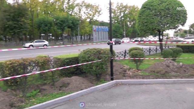 Сквер у кольца на Фрунзе в Артёме обретает свет
