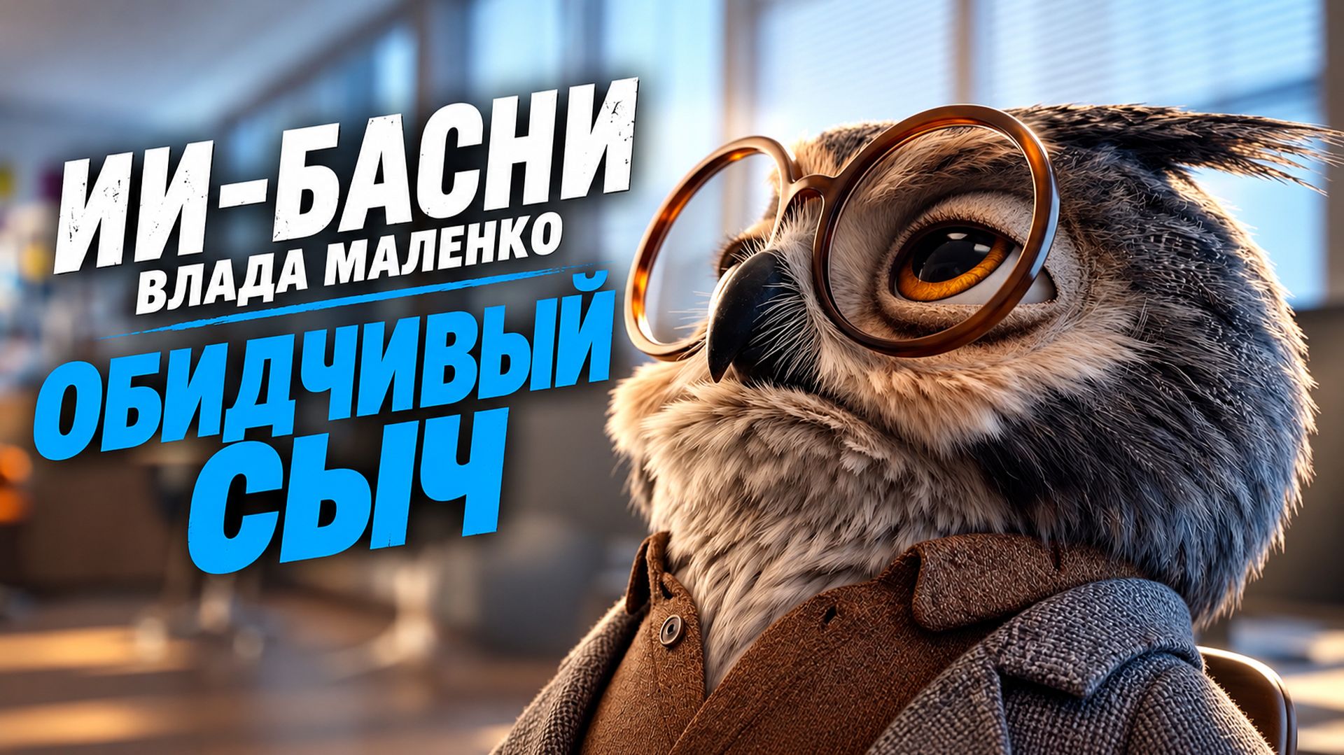 ИИ-БАСНИ. Обидчивый сыч. Автор Влад Маленко. Смотреть онлайн