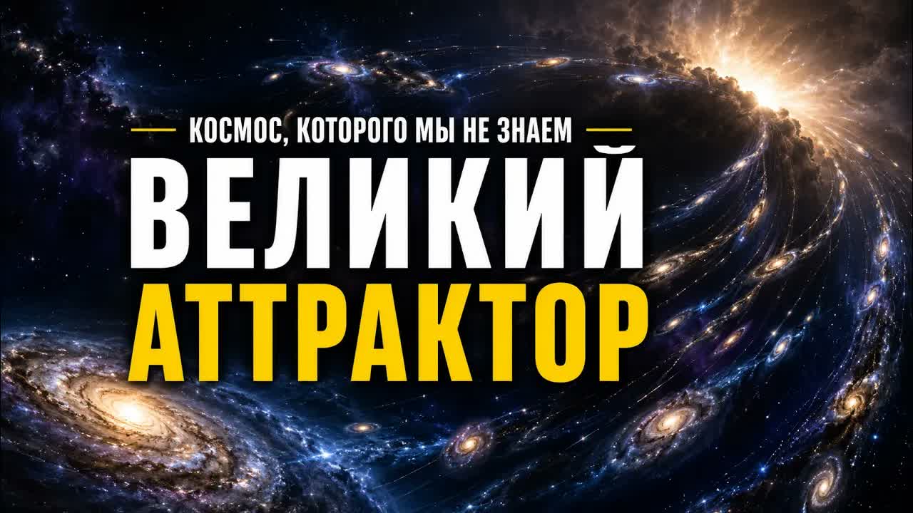 ЧТО ПРИТЯГИВАЕТ ТЫСЯЧИ ГАЛАКТИК? ДЛЯ СНА 😴