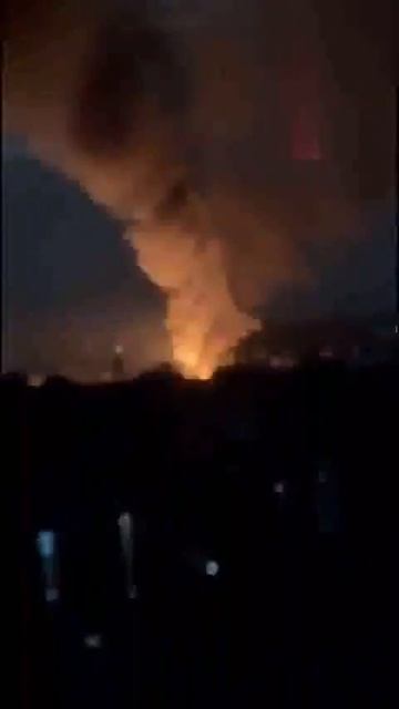 🇺🇦🔥Борисполь сегодня ночью.