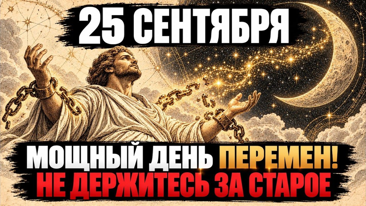 25 СЕНТЯБРЯ РЕШАЕТ ВАШУ СУДЬБУ! СРОЧНЫЙ СИГНАЛ ОТ ВСЕЛЕННОЙ!