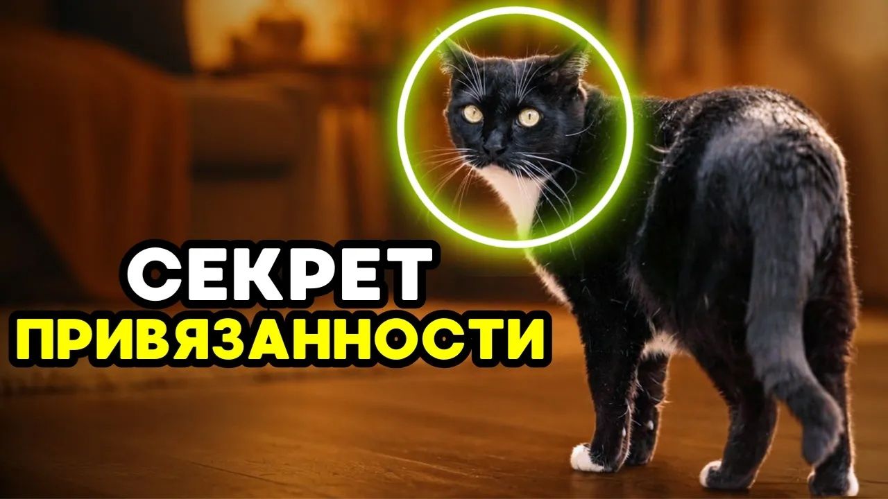 Ваш кот по настоящему ПРИВЯЗАН к вам, если делает ЭТО!