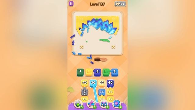 Colony Flow! 137 уровень прохождение