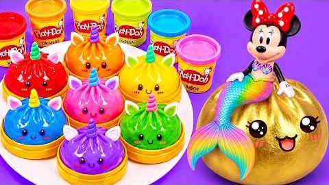 🎀🥟 Минни-Пельмешки-Сквиши! Распаковка Play-Doh, Слайм И Суперзалипательный ASMR!