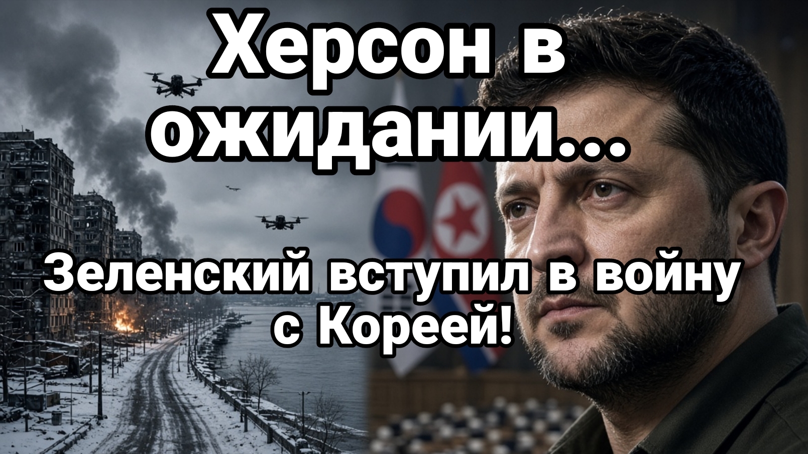 ХЕРСОН СБЕЖАЛА ПОЛИЦИЯ ЗЕЛЕНСКИЙ ВСТУПИЛ В ВОЙНУ С КОРЕЕЙ