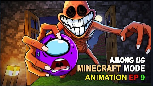 АМОНГ АС ПРОТИВ ВЕРИТИ ХОРРОР МОД В МАЙНКРАФТЕ - АНИМАЦИОННЫЙ ФИЛЬМ AMONG US FUNNY ANIMATION