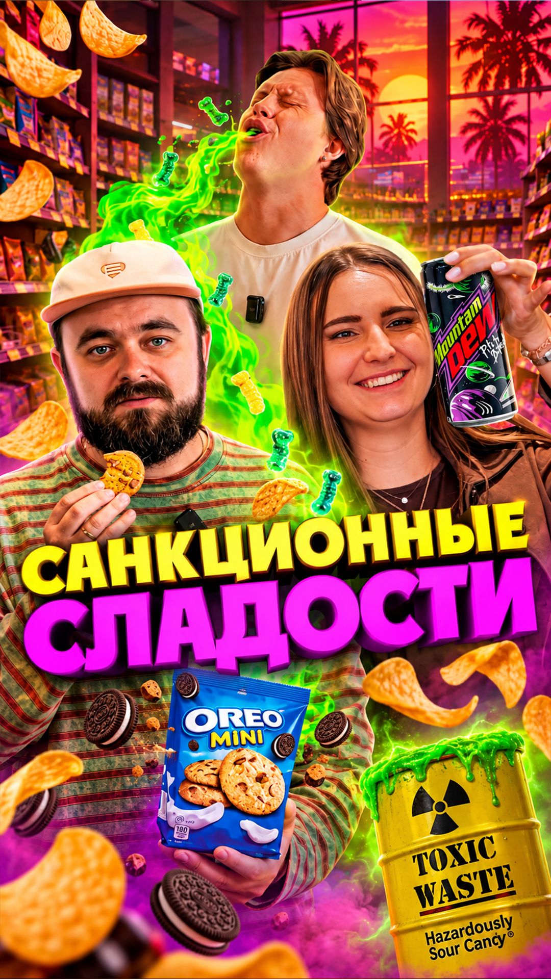 Санкционные сладости и продукты из магазина «Апельсин»