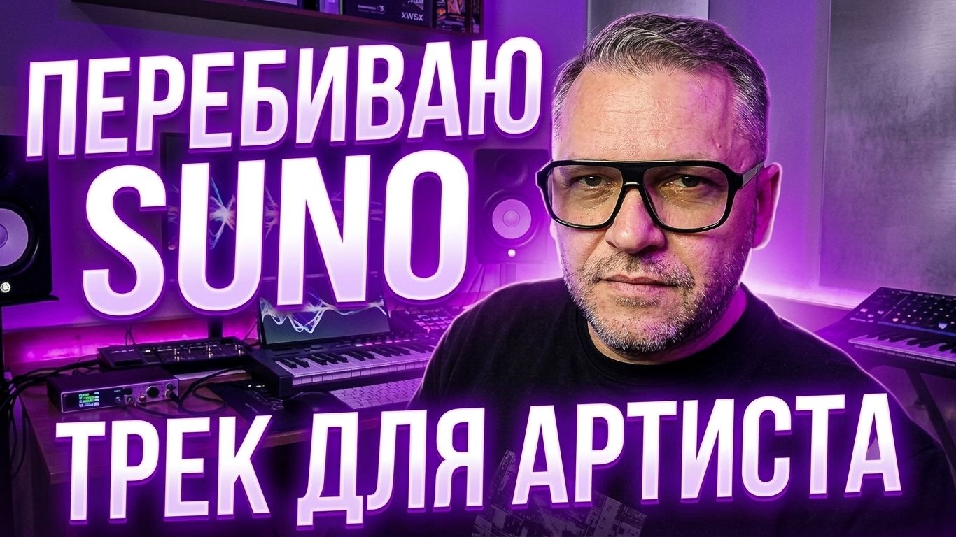 Делаю трек для молодого артиста. Перебиваю нейросеть SUNO AI