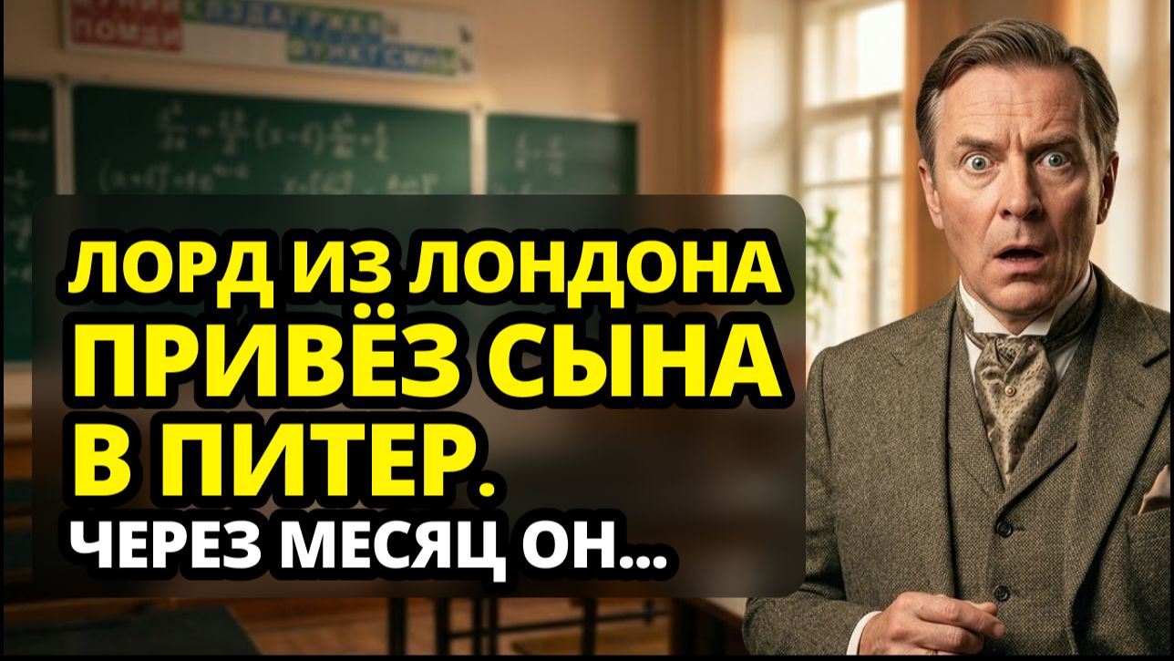 БРИТАНСКИЙ ЛОРД отдал сына в обычную школу РФ и рассказал правду...