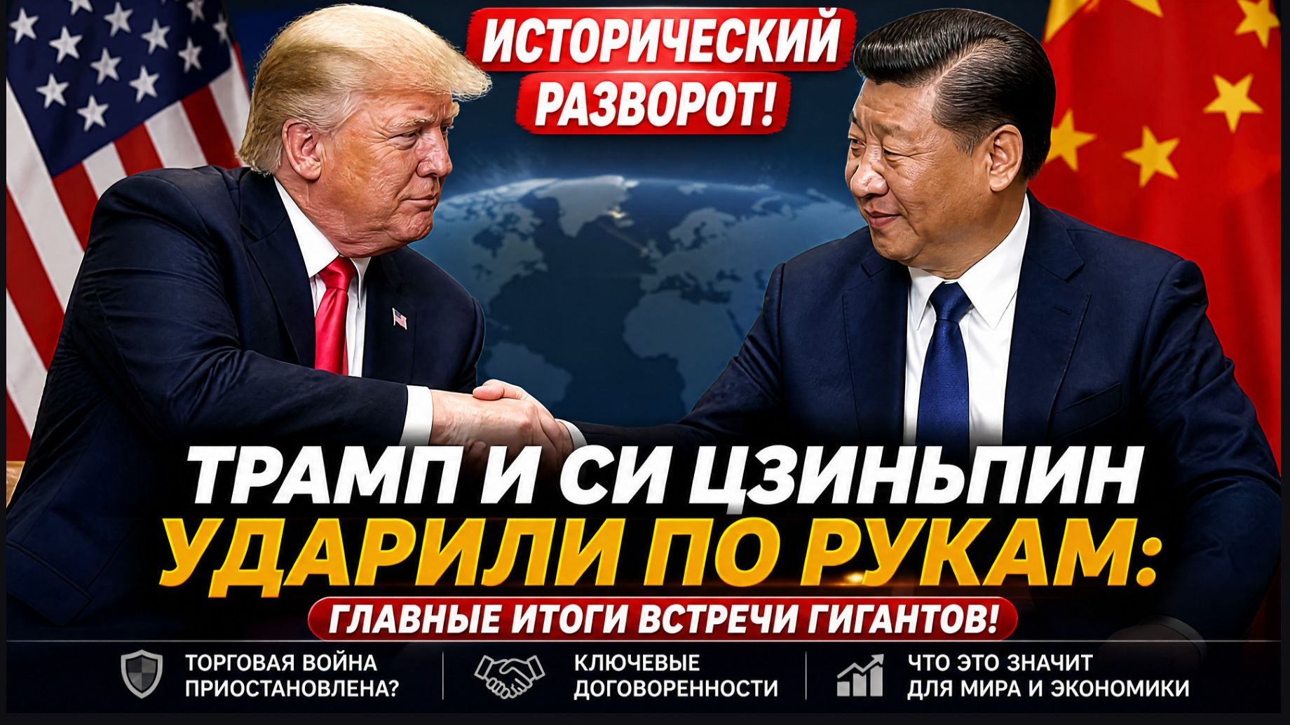 💥«ТАКОГО НЕ ЖДАЛ НИКТО!» Трамп и Си сделали экстренное заявление Торговая война отменяется