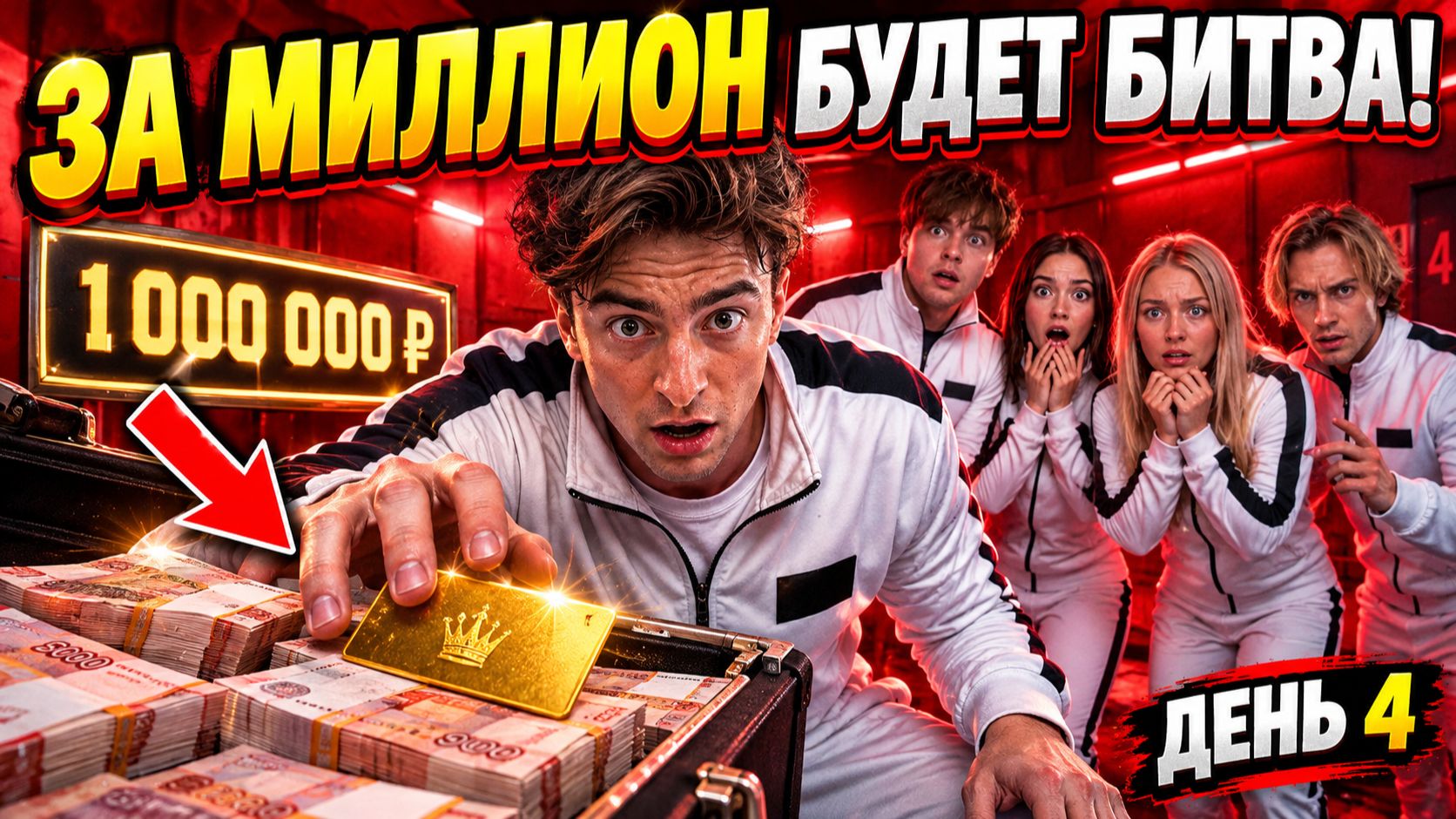 Платный дом день 4: ограбление и суд впереди | ЕГОР ШКРЕД