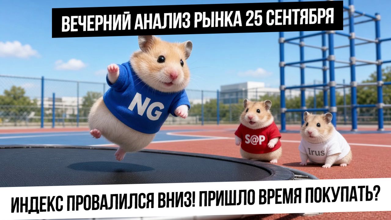 Вечерний анализ рынка 25 сентября. Рынок РФ упал, но обещал подняться! Пора покупать или ждем 1900?