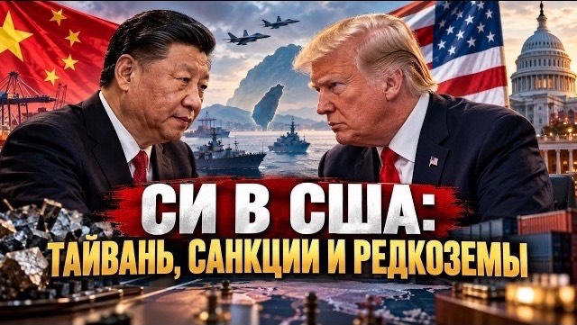 Си в США: Тайвань, санкции и редкоземы — о чём Трамп торгуется с Пекином