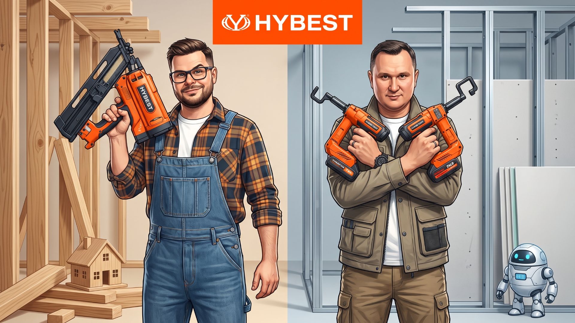 Собираем деревянный каркас и профиль ГКЛ быстрее: FEDAST и HYBEST